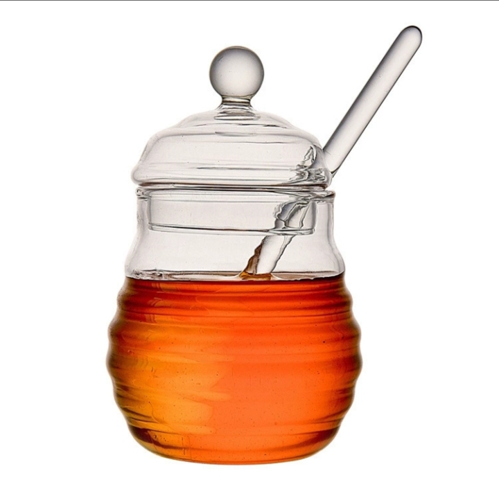 蜜蜂罐收纳罐蜂蜜罐高硼硅收纳罐详情图5