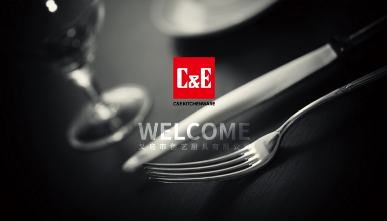 C&E Creative 10-piece knife, fork and spoon set, new simple stainless steel portable outdoor tableware with storage box, suitable for outdoor travel, hotels, restaurants, household use, factory wholesale pic 1