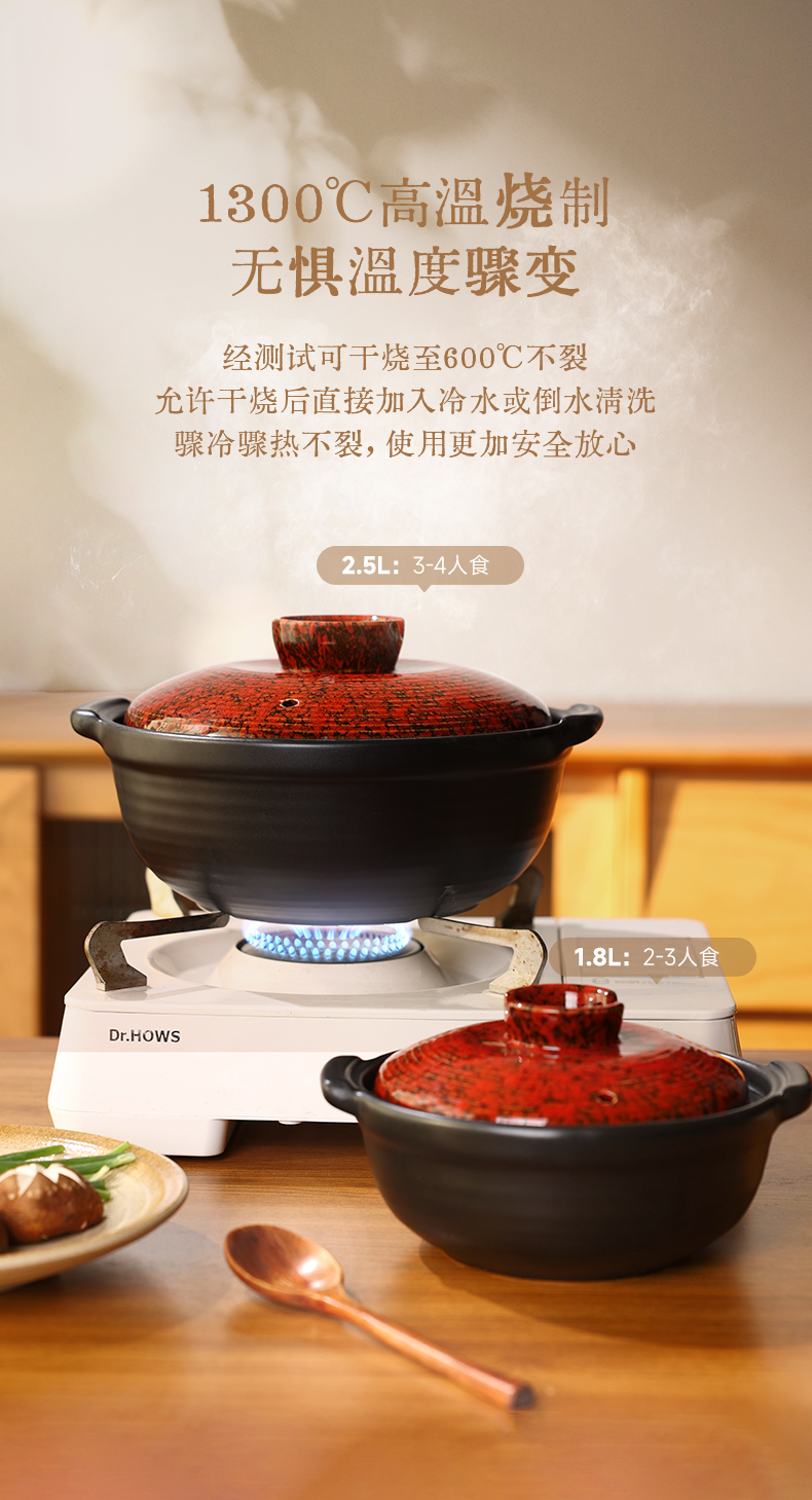 Tao Bao Wang Ceramic Clay Pot Soup Pot, Clay Pot stewing soup pot 煲仔饭 rice cooking clay pot, earthenware pot soup pot pic 9