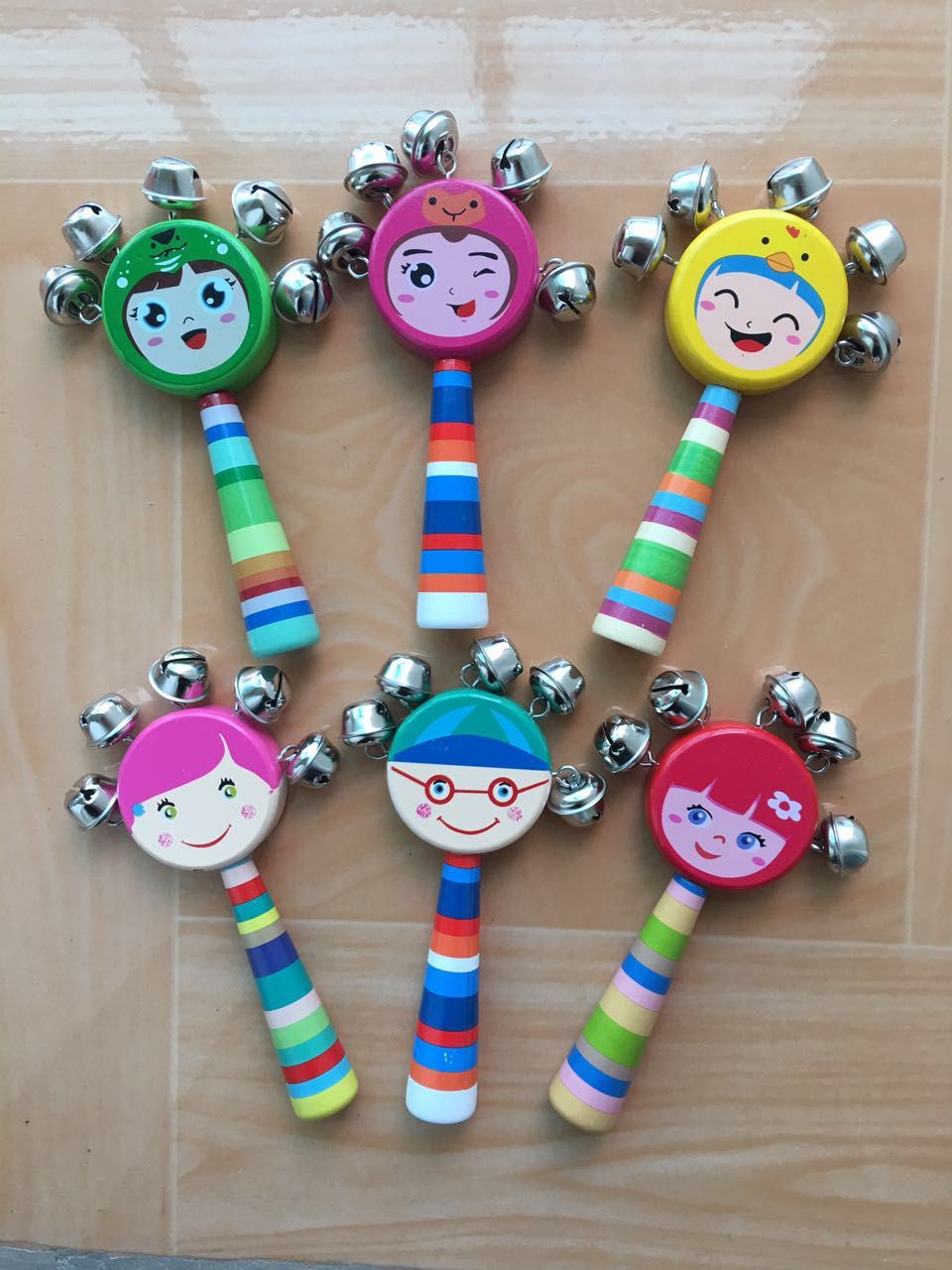 宝宝手摇铃棒铃婴儿早教智力摇铃童益智教具详情图3