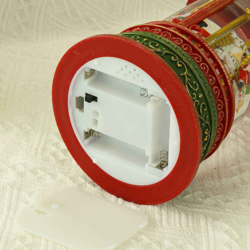 Christmas court amusement horse music box, snowflake crystal ball, music box, children's gift-giving scene display Application Scenario