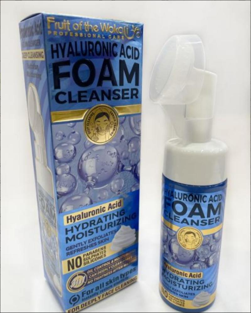 玻尿酸洁面泡泡 Foam Cleanser-150ml全英文外贸款洁面泡泡洗卸二合一洁面慕斯YL089-HA3094