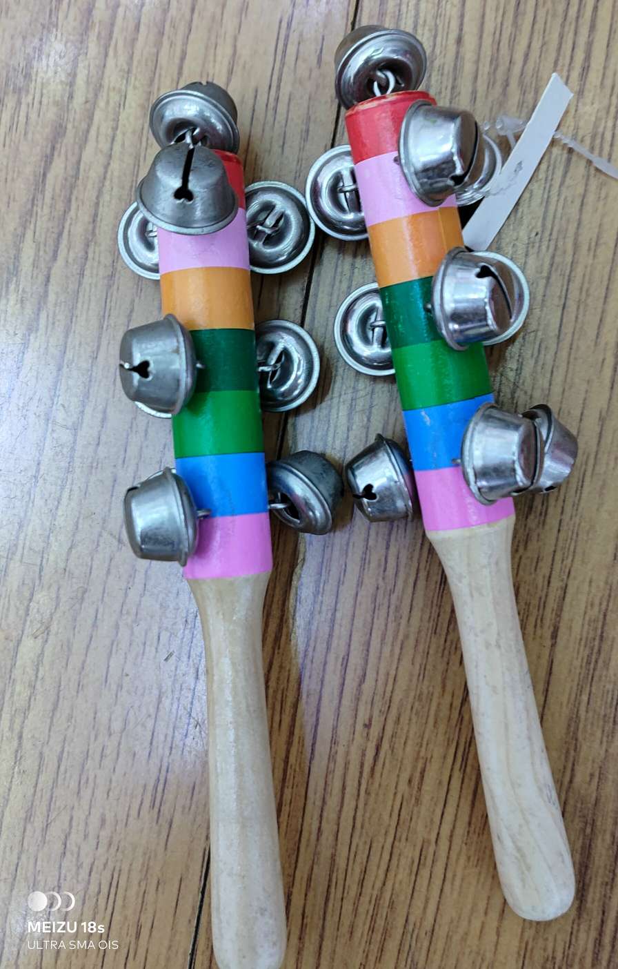 宝宝手摇铃棒铃婴儿早教智力摇铃童益智教具产品图