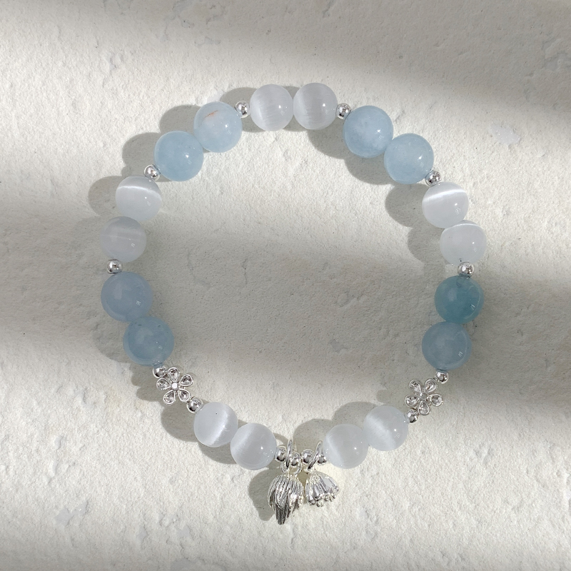 Original DIY cat's eye stone bracelet Specification image