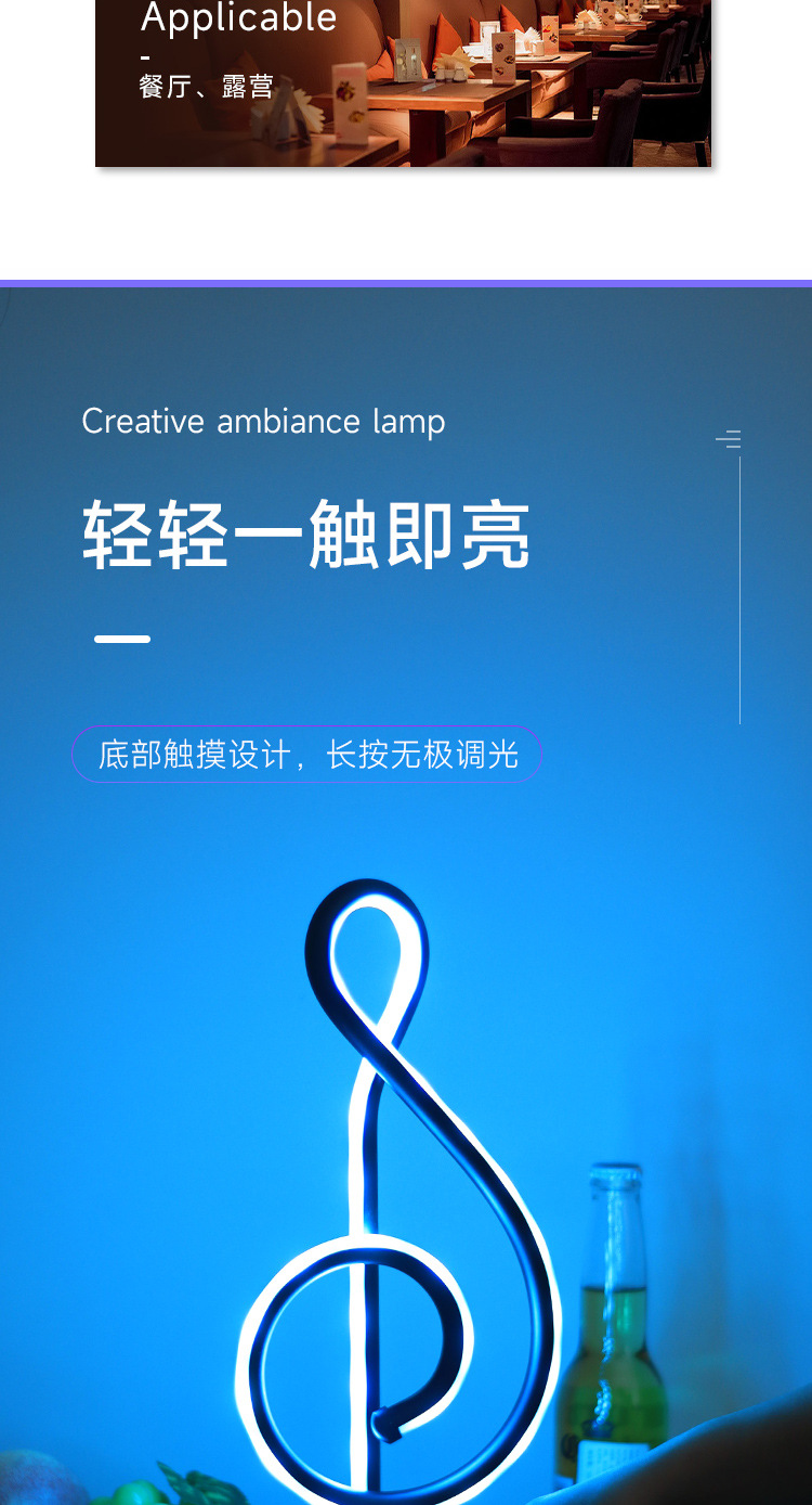 Modern Simple Led Rechargeable Table Lamp Eye Protection Table Lamp Bedroom Bedside Lamp Hotel Bar Creative Desk Lamp Wholesale Night Light Night Light undefined