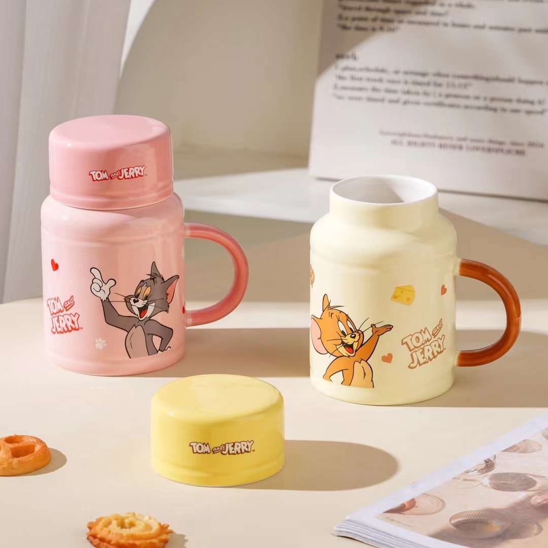 SJ猫和老鼠陶瓷杯，工艺品，礼品杯，正版授权详情图9