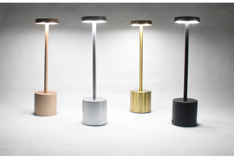 Cross Border I-Desk Lamp Small Night Light Touch Simple Modern Table Lamp Bedroom Living Room Study Touch Atmosphere Light Small Night Light Lamp Bedside Light undefined