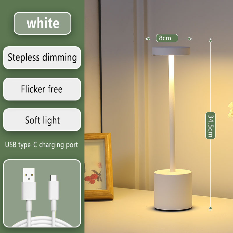 Cross Border I-Desk Lamp Small Night Light Touch Simple Modern Table Lamp Bedroom Living Room Study Touch Atmosphere Light Small Night Light Lamp Bedside Light details Picture