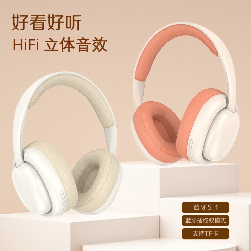 跨境新款P7236蓝牙耳机头戴式无线音乐耳麦立体全包耳罩手机适用产品图