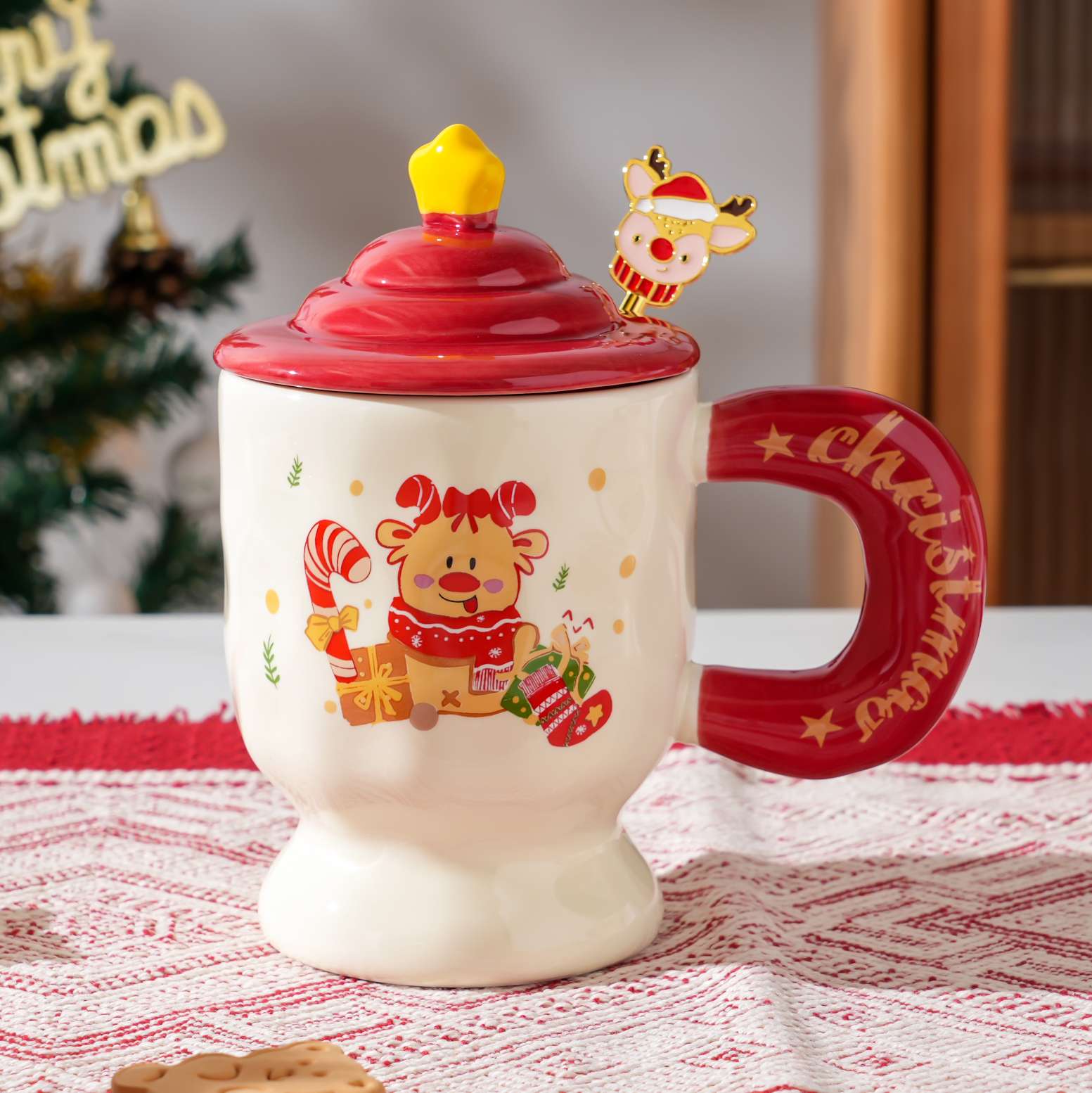 圣诞陶瓷杯，工艺品，礼品杯详情图14