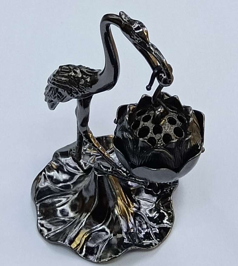 一件合金家居工艺品仙鹤香挂圣诞节用品细节图