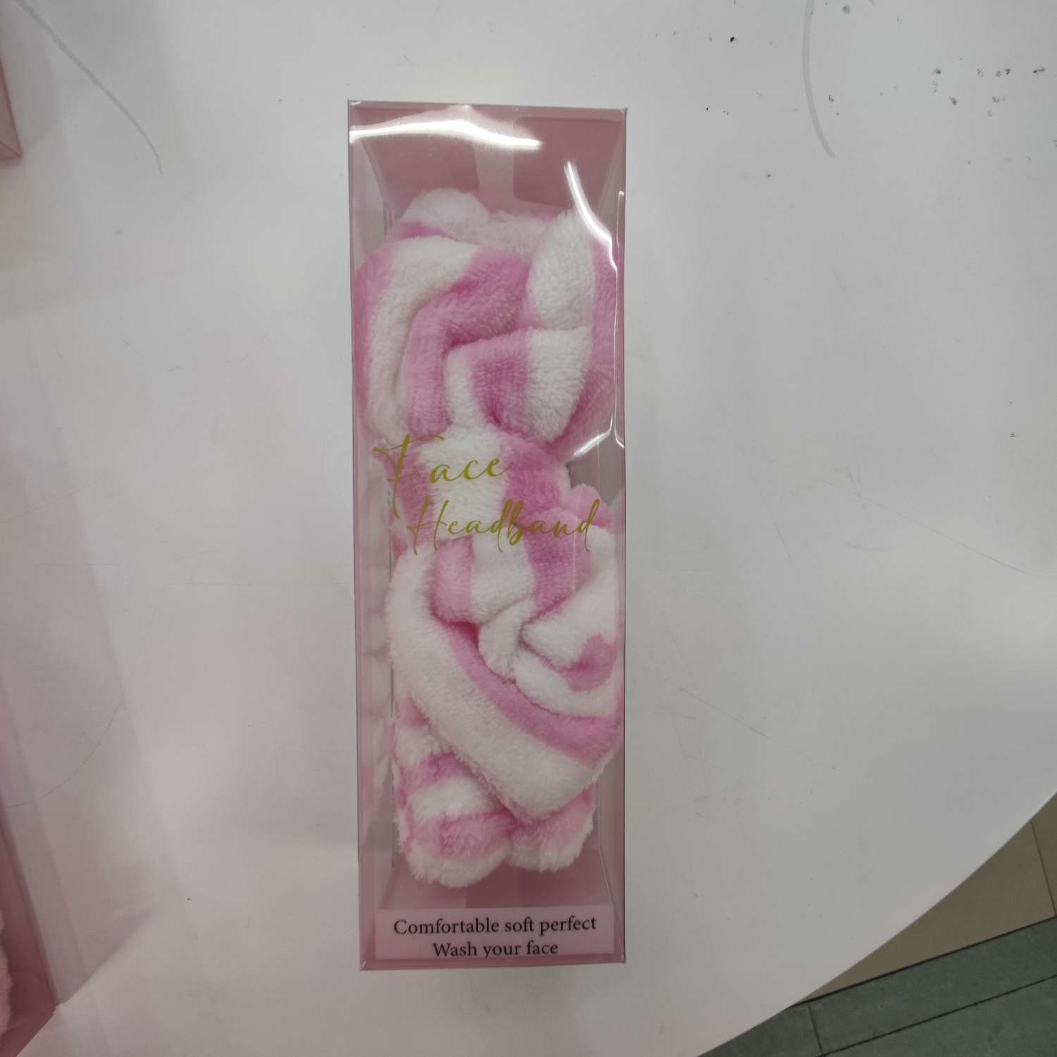 束发带
粉色条纹
