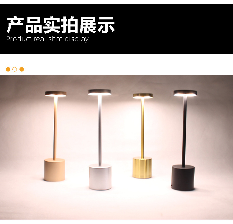 Cross Border I-Desk Lamp Small Night Light Touch Simple Modern Table Lamp Bedroom Living Room Study Touch Atmosphere Light Small Night Light Lamp Bedside Light undefined