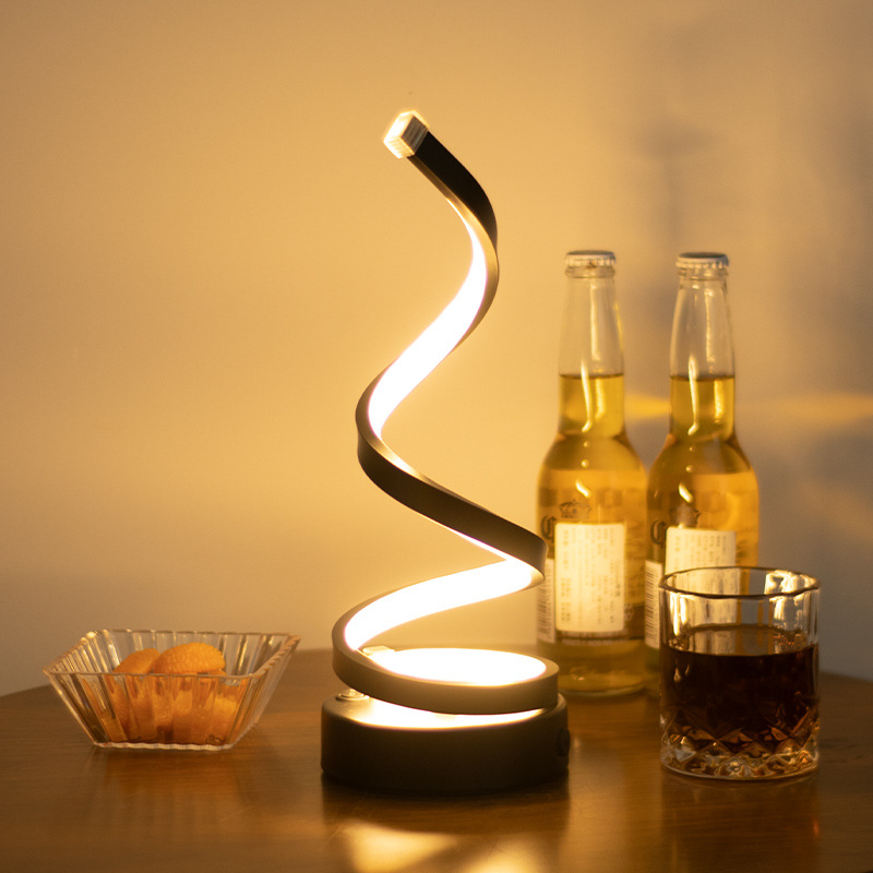 Modern Simple Led Rechargeable Table Lamp Eye Protection Table Lamp Bedroom Bedside Lamp Hotel Bar Creative Desk Lamp Wholesale Night Light Night Light details Picture
