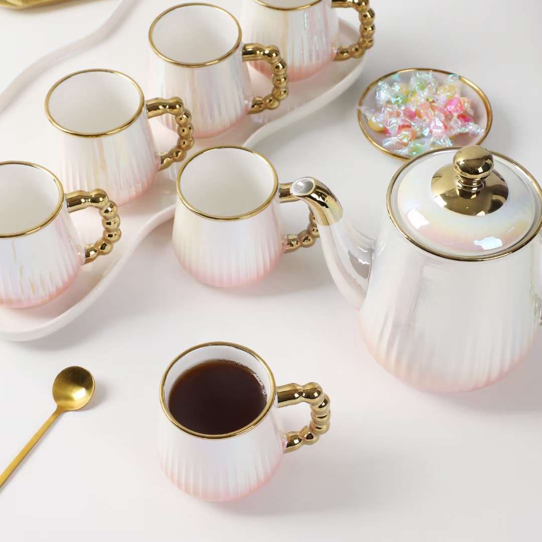 New premium tea set, premium tea set, coffee pot set, premium tea set, essential quality daily necessities for home use, multi-functional practical household items, and other selected recommendations for home daily use detail image 3