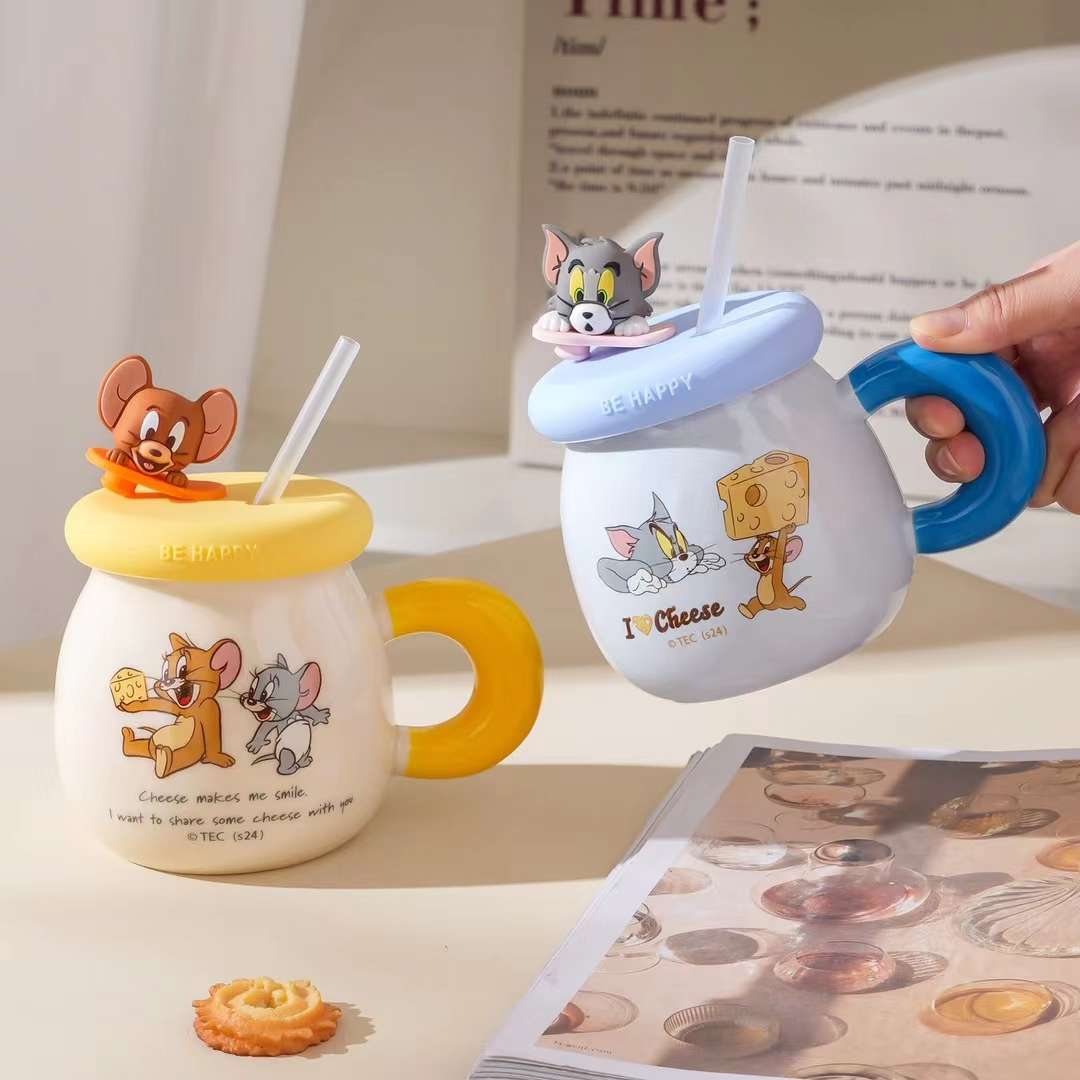 猫和老鼠陶瓷杯，正版授权，工艺品，礼品