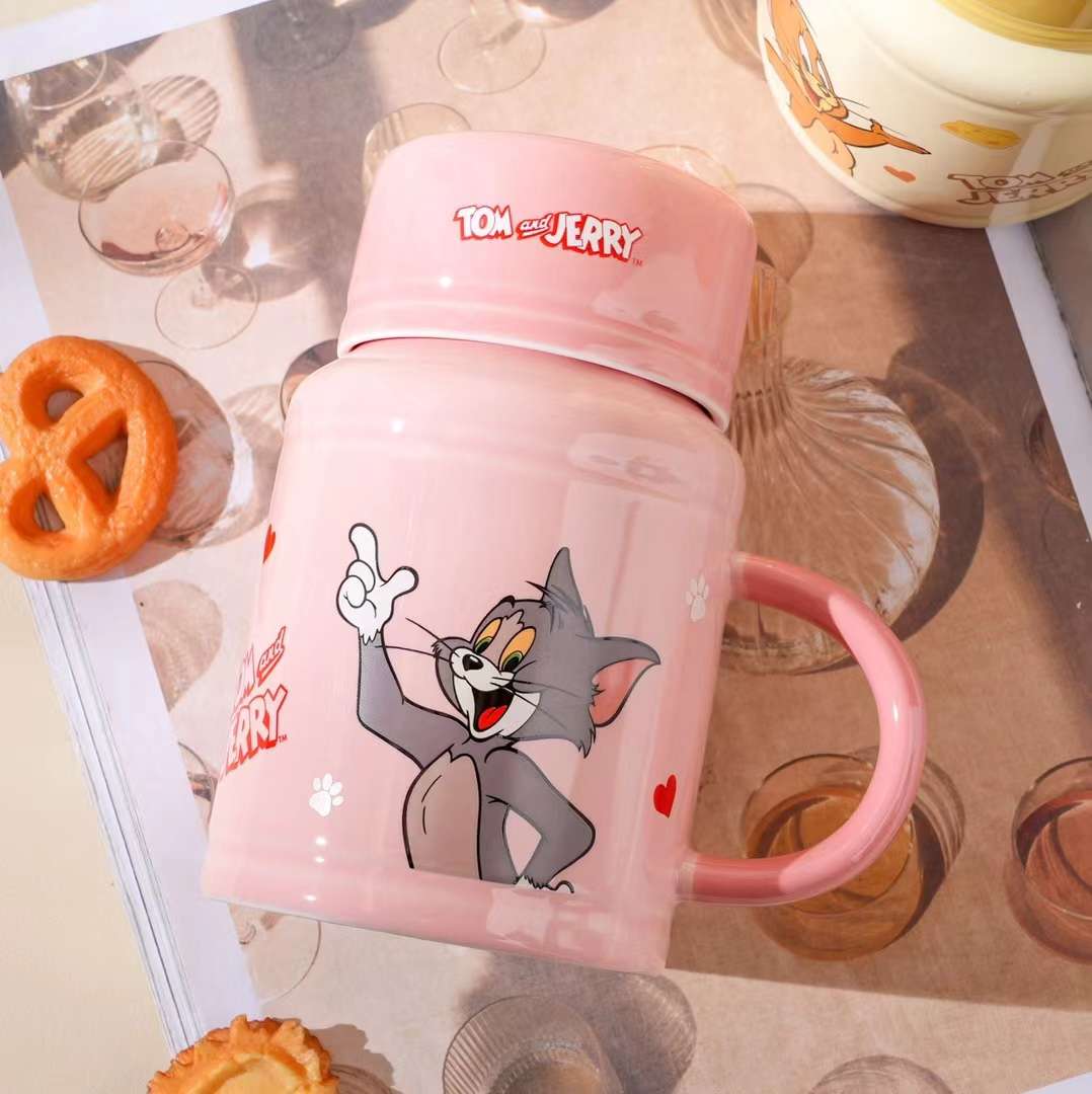 SJ猫和老鼠陶瓷杯，工艺品，礼品杯，正版授权详情图2
