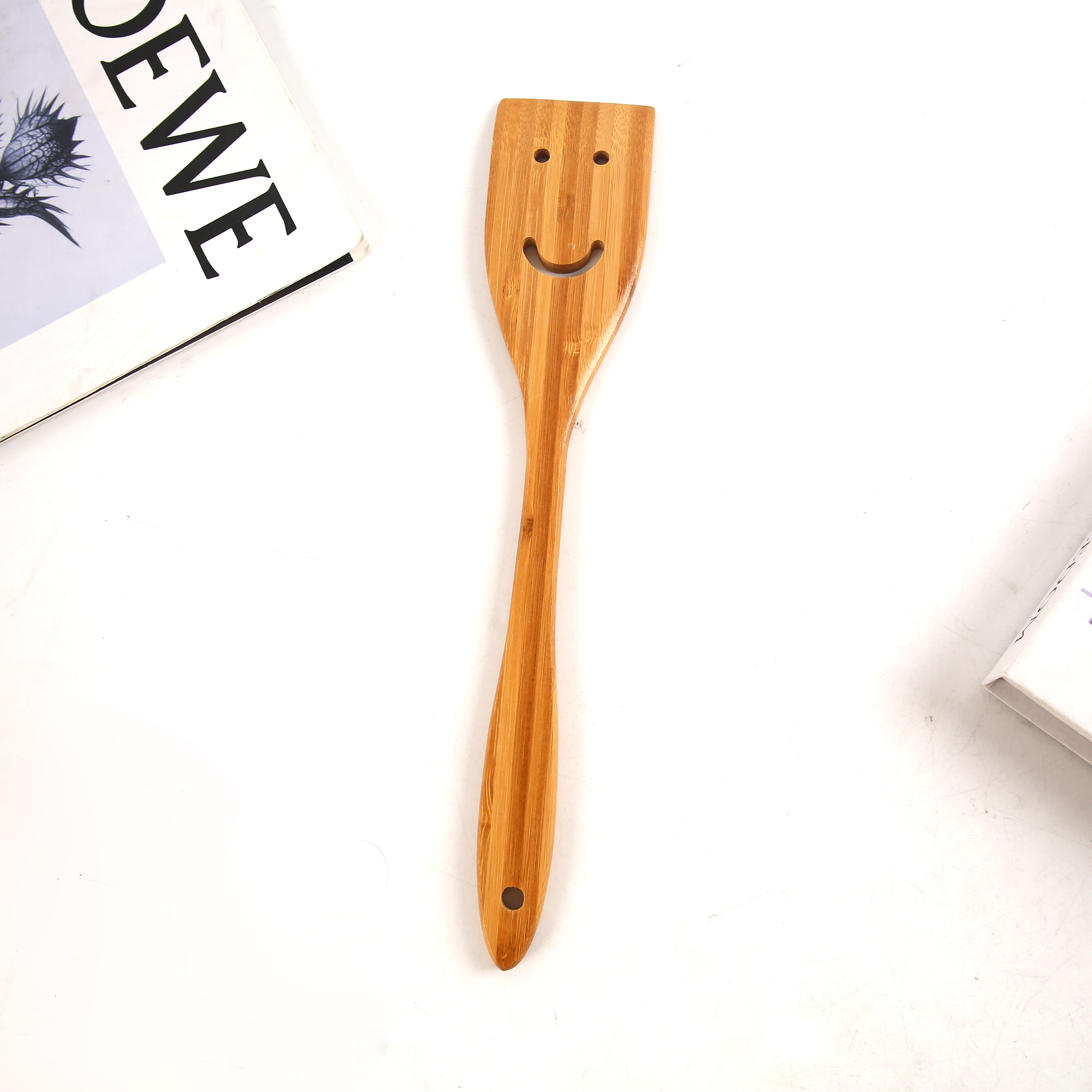 Bamboo Kitchenware Bamboo Spatula Bamboo Bucket Kitchen Cooking Spoon Spatula Pot Spatula Bamboo Spatula details Picture