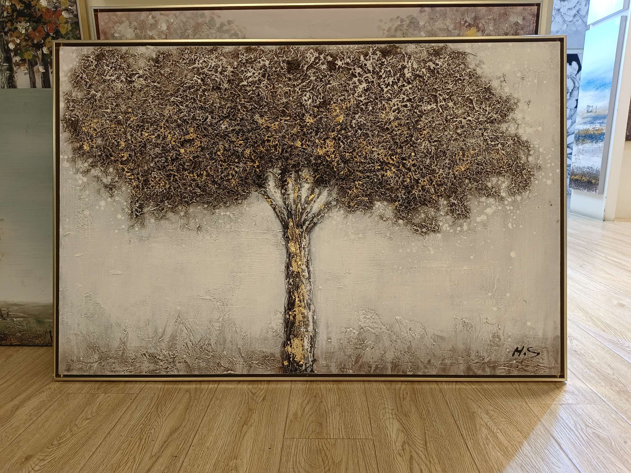 高质量手工立体油画布底【可定制】详情图1