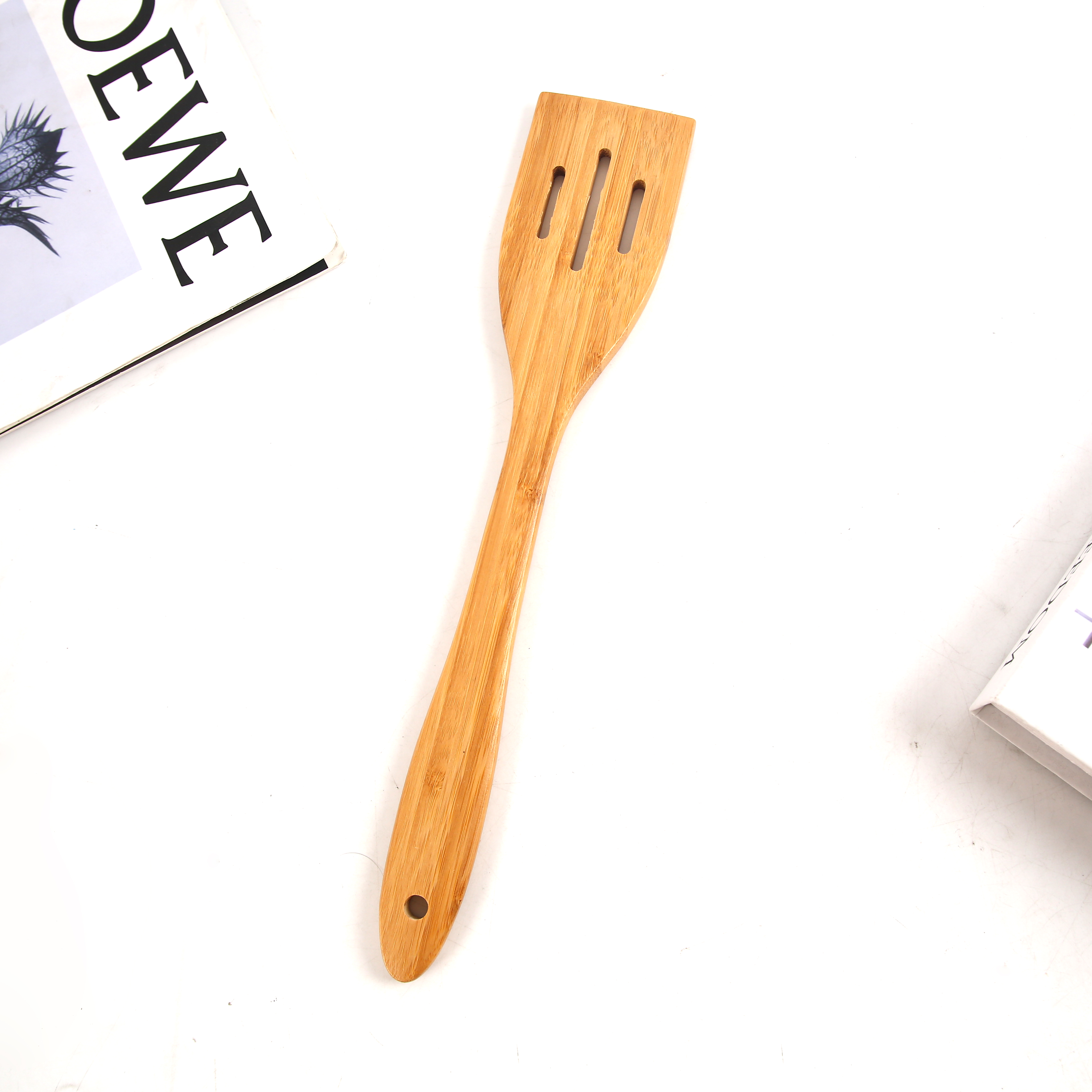 Bamboo Kitchenware Bamboo Shovel Bamboo Bucket Kitchen Cooking Spoon Spatula Bamboo Can Set Spatula Bamboo Shovel Multi-Functional