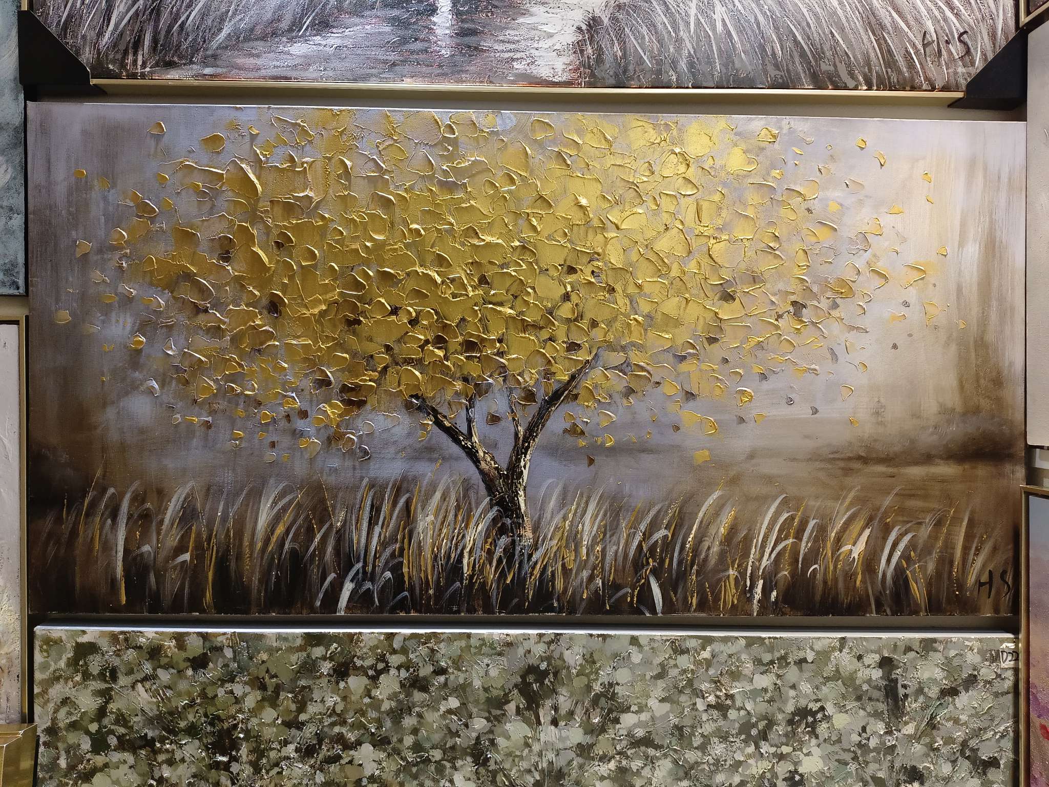  美术油画 现代简约风格墙壁装饰画详情图1