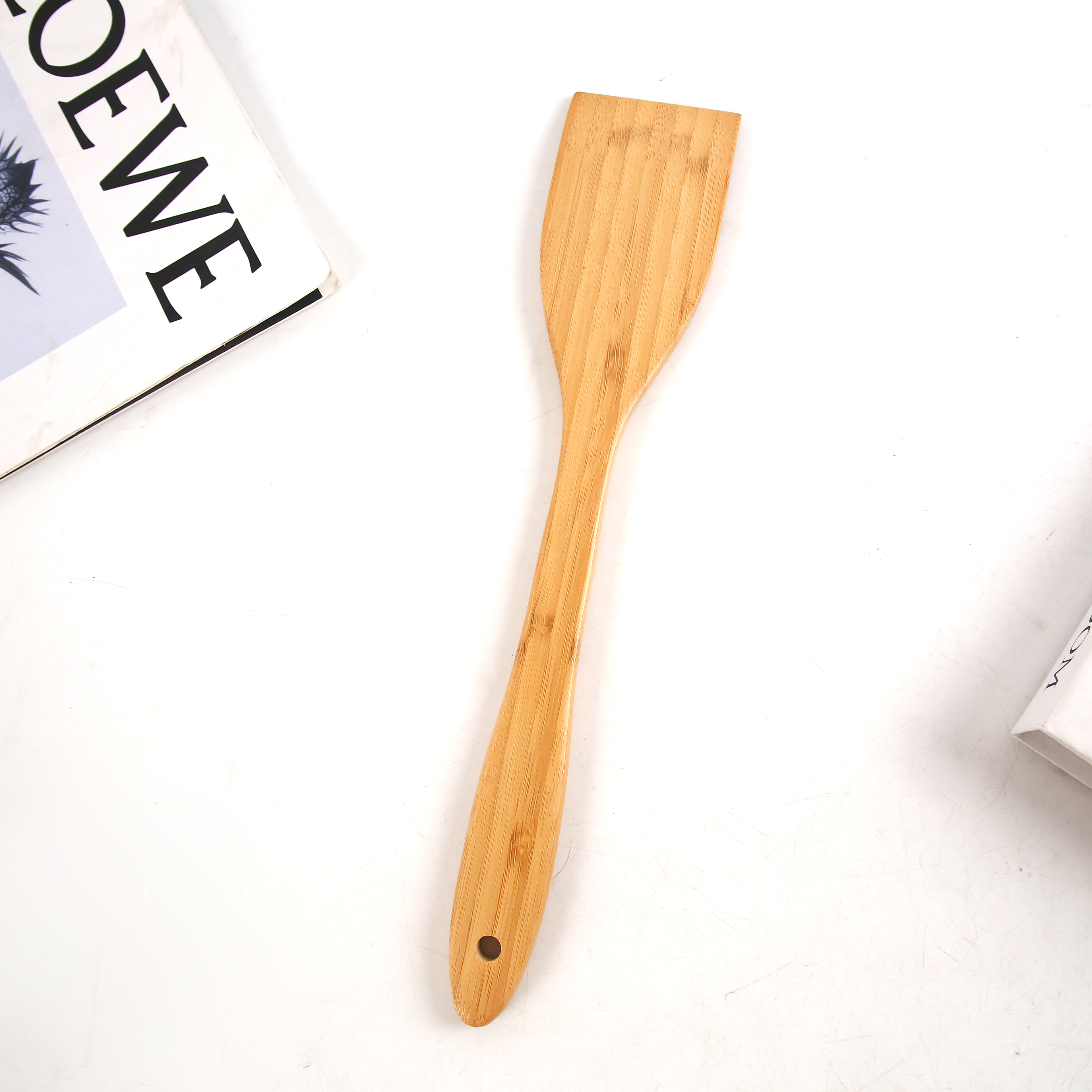 Bamboo Kitchen Utensil Bamboo Spatula Kitchen Cooking Spoon Spatula Pot Spatula Bamboo Wood Spatula Cooking Spatula details Picture