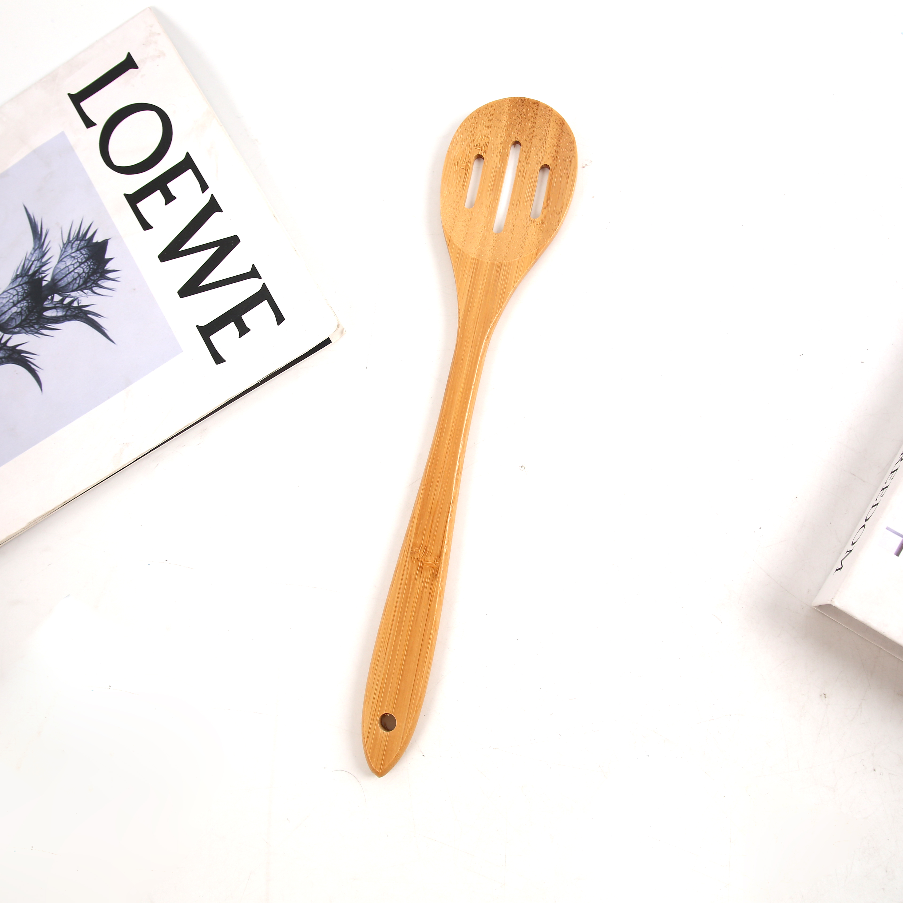 Bamboo Kitchenware Bamboo Shovel Bamboo Bucket Kitchen Cooking Spoon Spatula Bamboo Can Set Spatula Bamboo Shovel Multi-Functional Item Picture