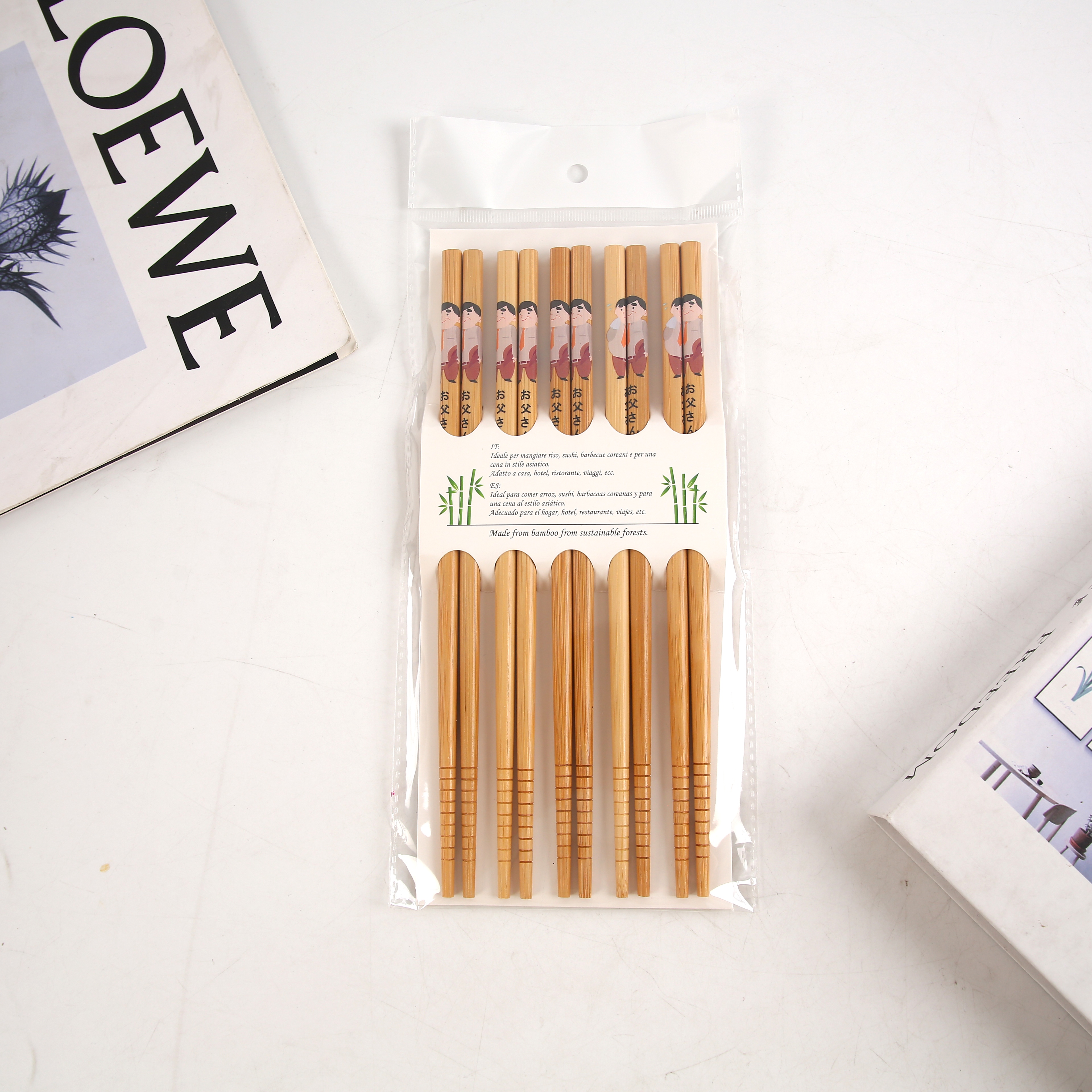 Manufacturers Direct Foreign Trade Domestic Sales Of Non-Slip Bamboo Chopsticks Wholesale Home Meal Chopsticks Set Item Picture