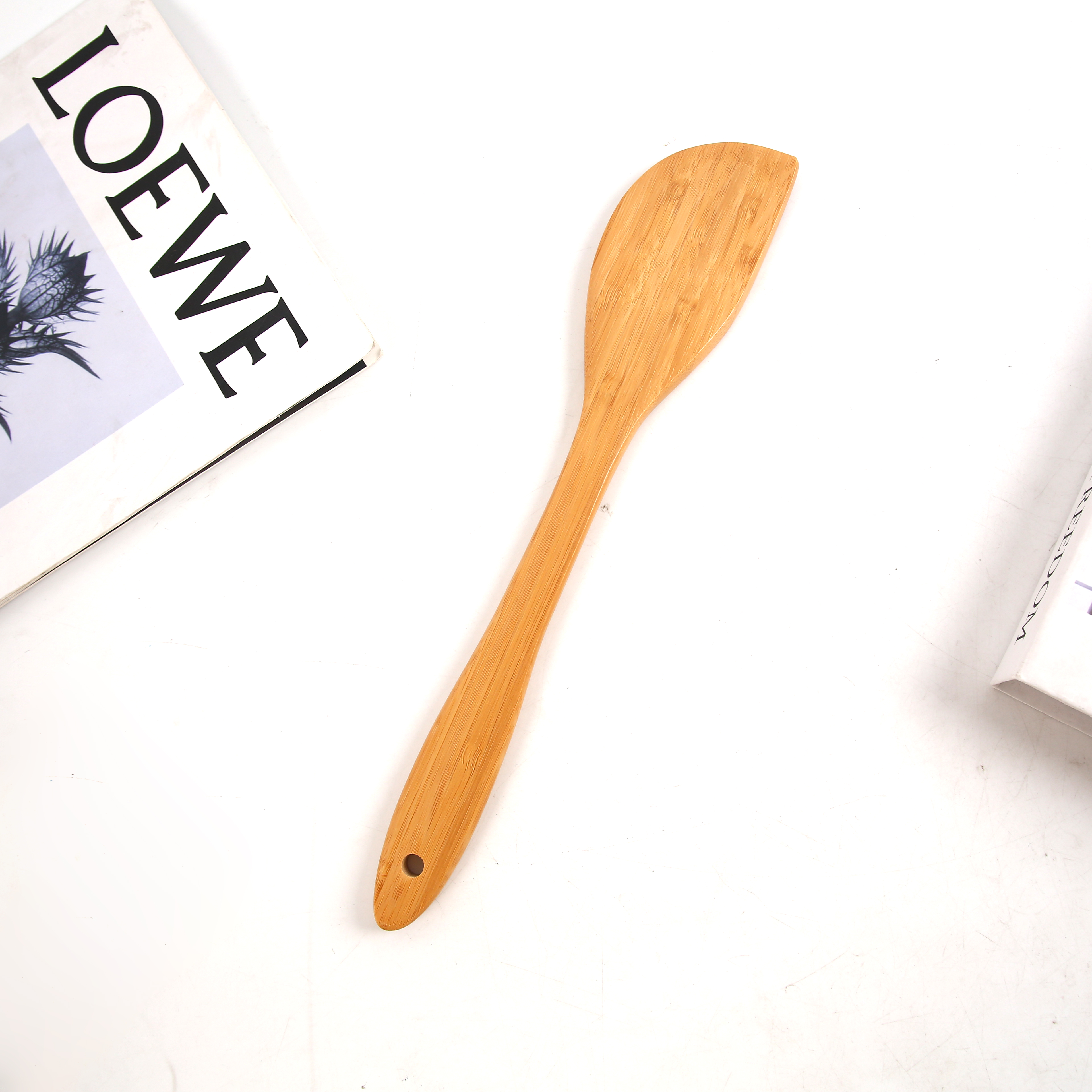Bamboo Kitchenware Bamboo Shovel Bamboo Bucket Kitchen Cooking Spoon Spatula Bamboo Can Set Spatula Bamboo Shovel Multi-Functional Application Scenario