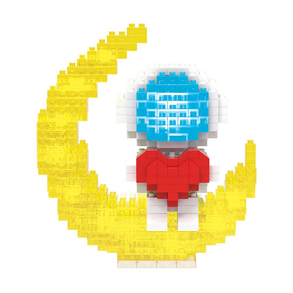 微型拼装小颗粒益智玩具积木兼容乐高太空宇航员儿童迷你立体拼图