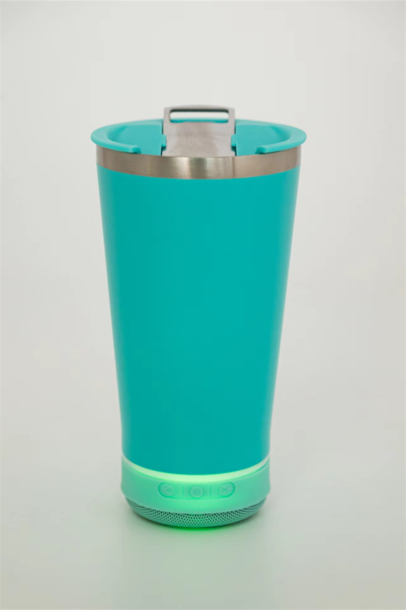 巴西跨境便携杯子蓝牙音响啤酒杯音响杯子七彩防水蓝牙音箱304不锈钢抽真空保冷保温杯 便携车载汽车杯详情7