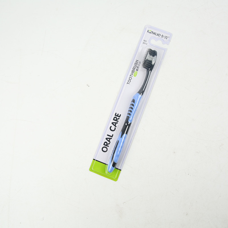 卡雪3013牙刷纤柔超细丝竹炭软毛彻底清洁护龈舒服防滑手柄详情8