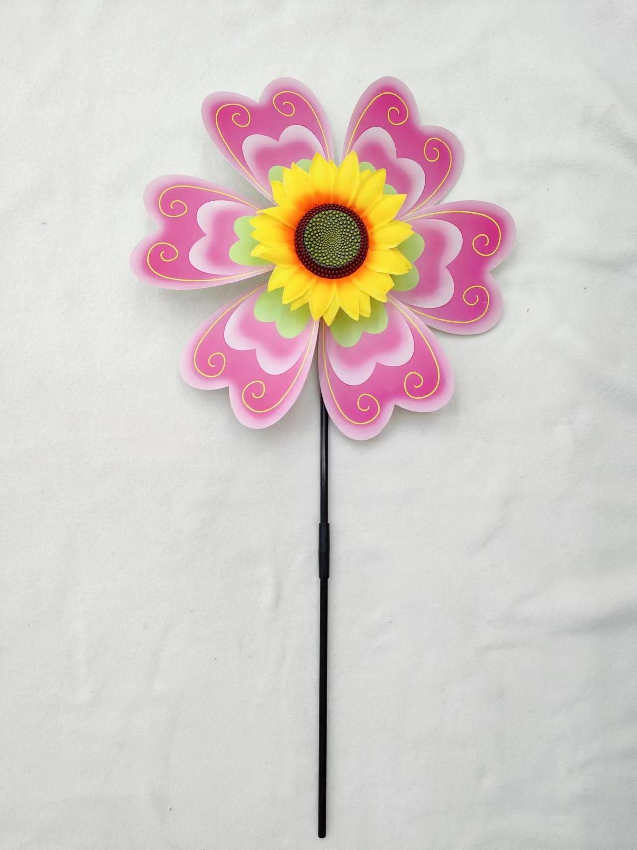 36cm garden sunflower outdoor toy, free movement interactive game, safe and non-toxic Specification image