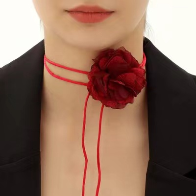 物美价廉，时尚大方，山茶花项链物美价廉，时尚大方，山茶花项链物美价廉，时尚大方，山茶花项链物美价廉，时尚大方，山茶花项链白底实物图