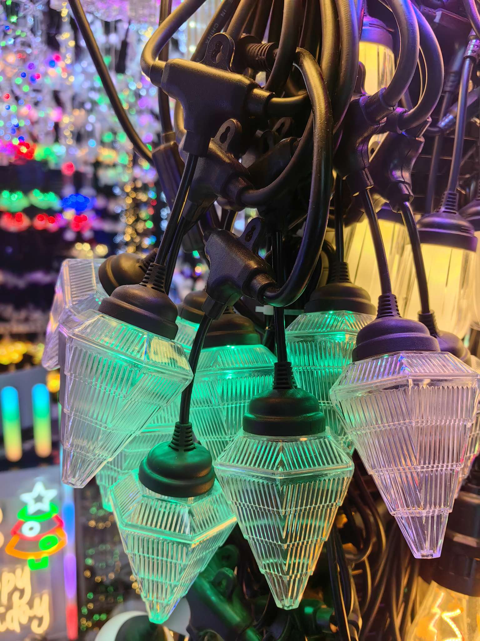 Acrylic crystal Christmas lights