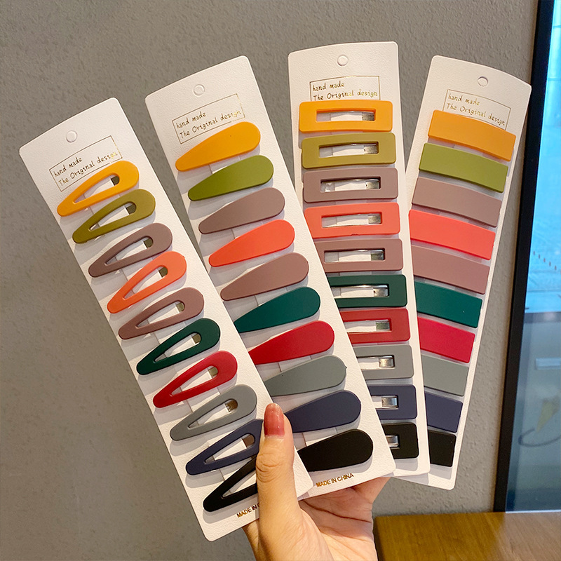 Children's hair accessories, girls' side clips, bangs clips, cute and simple baby hair clips, bb clips, anti-slip clips, broken hair clips for girls details Picture