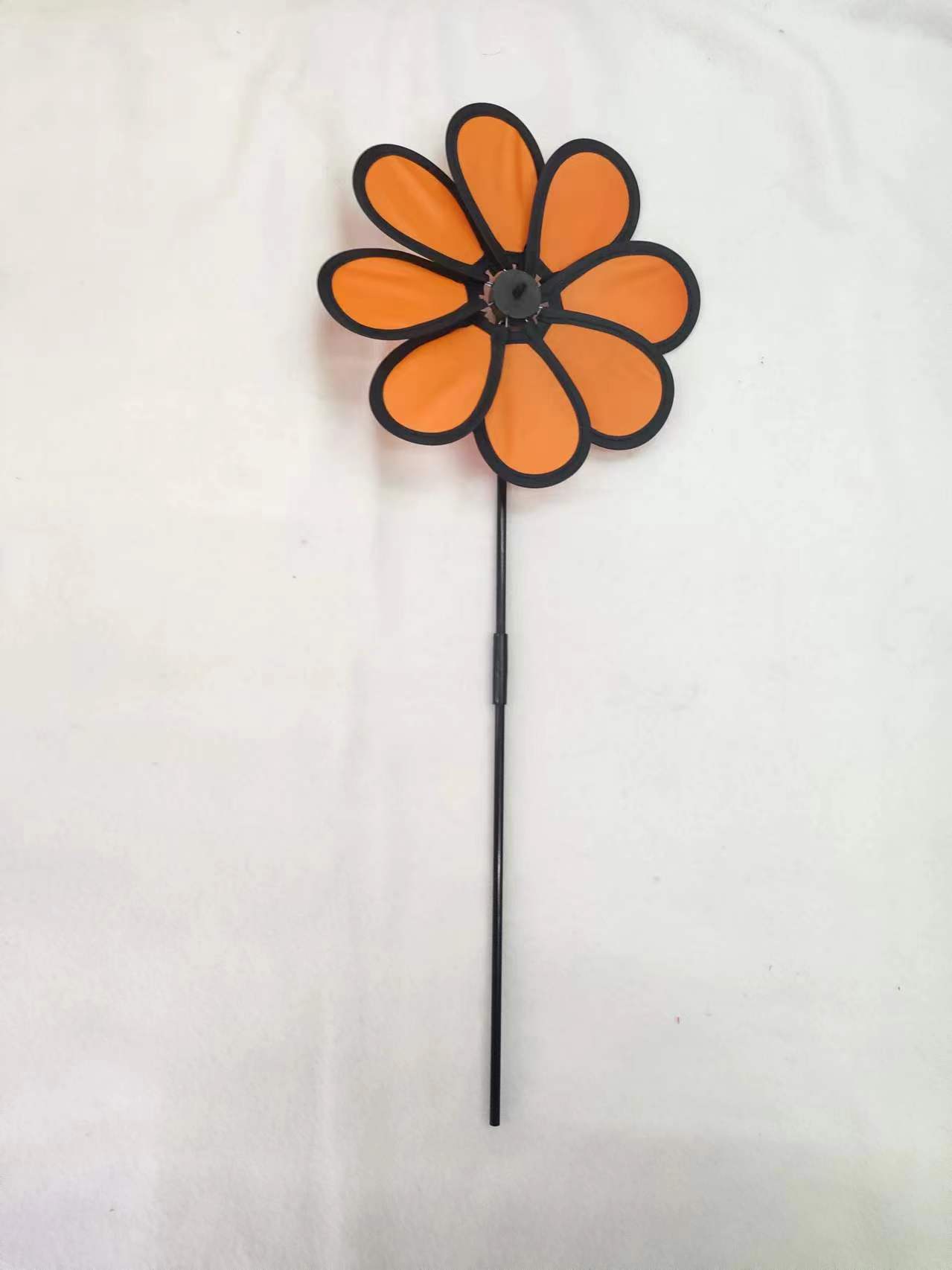 Eight-color windmill outdoor sports toy, windmill rotation, colorful decoration, wind-driven children's toy Specification image