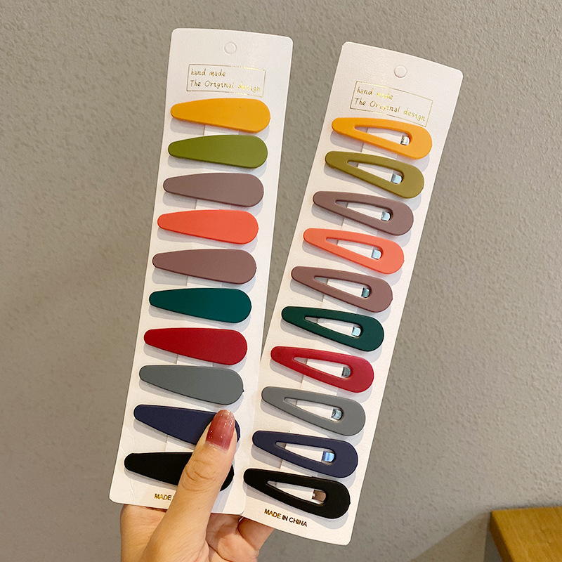 Children's hair accessories, girls' side clips, bangs clips, cute and simple baby hair clips, bb clips, anti-slip clips, broken hair clips for girls Specification image