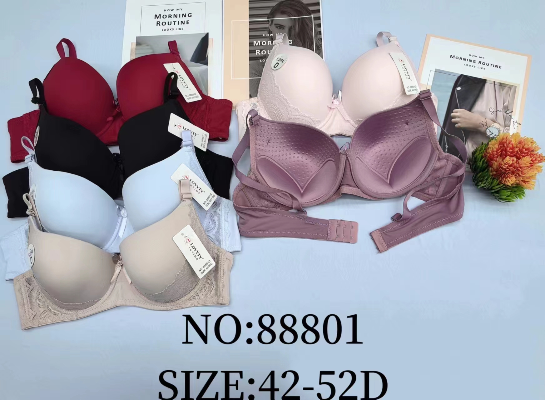 新款文胸性感胸罩文胸套装女式文胸外贸热销文胸货号88801