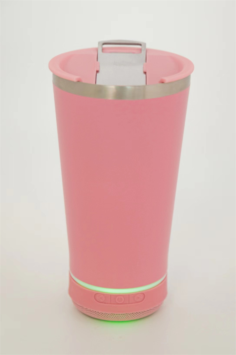 巴西跨境便携杯子蓝牙音响啤酒杯音响杯子七彩防水蓝牙音箱304不锈钢抽真空保冷保温杯 便携车载汽车杯详情5