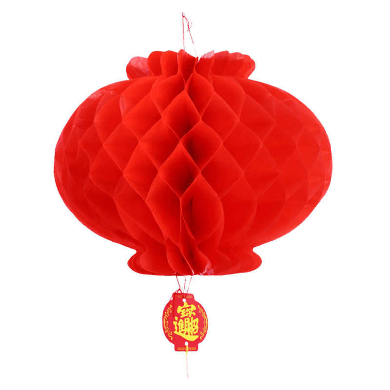 During the Lantern Festival, guess riddles and lanterns, and hang red decorative paper lanterns for the Spring Festival outdoors During the Lantern Festival, guess riddles and lanterns, and hang red decorative paper lanterns for the Spring Festival outdoors