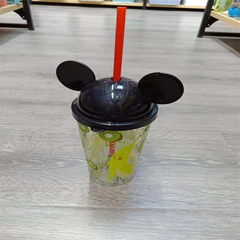 创意麋鹿塑料杯时尚儿童学生杯子户外运动随手杯广告礼品水杯定制13产品图