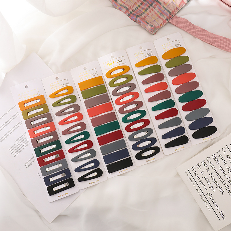 Children's hair accessories, girls' side clips, bangs clips, cute and simple baby hair clips, bb clips, anti-slip clips, broken hair clips for girls