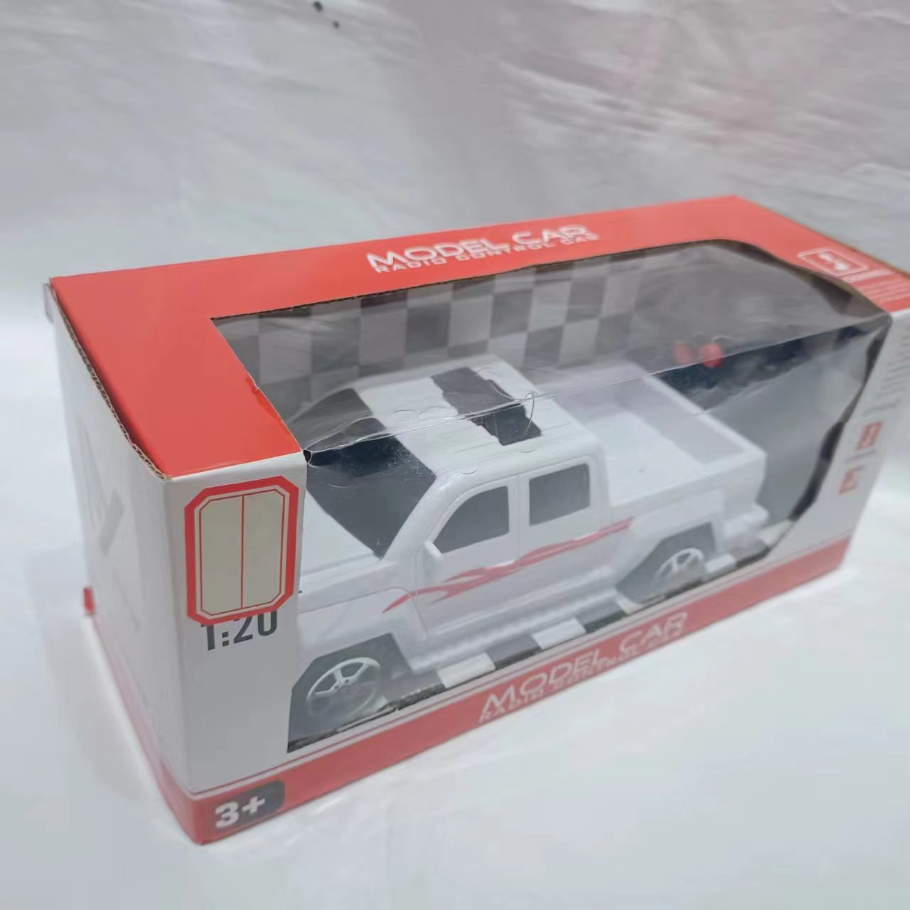Boya Toys Transformers car Model, four-wheel drive two-way remote control pickup truck, Light drift, wireless boy remote control car toy details Picture