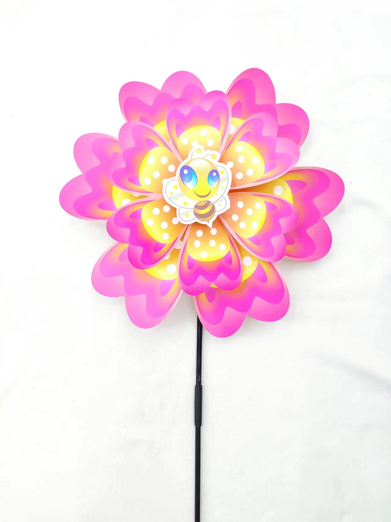 双层塑料花  双层水仙花 双层蝴蝶 双层小笑脸