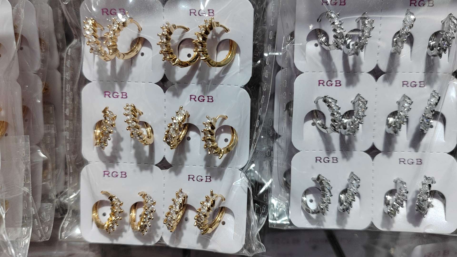 Jewellery精品饰品 十字架耳扣 四叶草耳扣 鼻钉 独特设计耳饰 耳扣时尚潮流新款