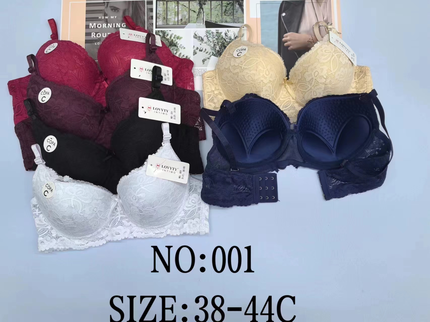 New Bra Sexy Bra Bra Set Women's Bra Foreign Trade Hot Bra Number 001