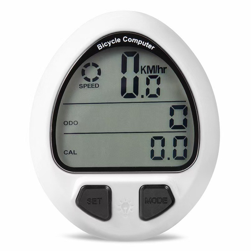669 egg-shaped bicycle wired speedometer, waterproof backlit speedometer, mountain bike speedometer, large screen odometer, speedometer Application Scenario