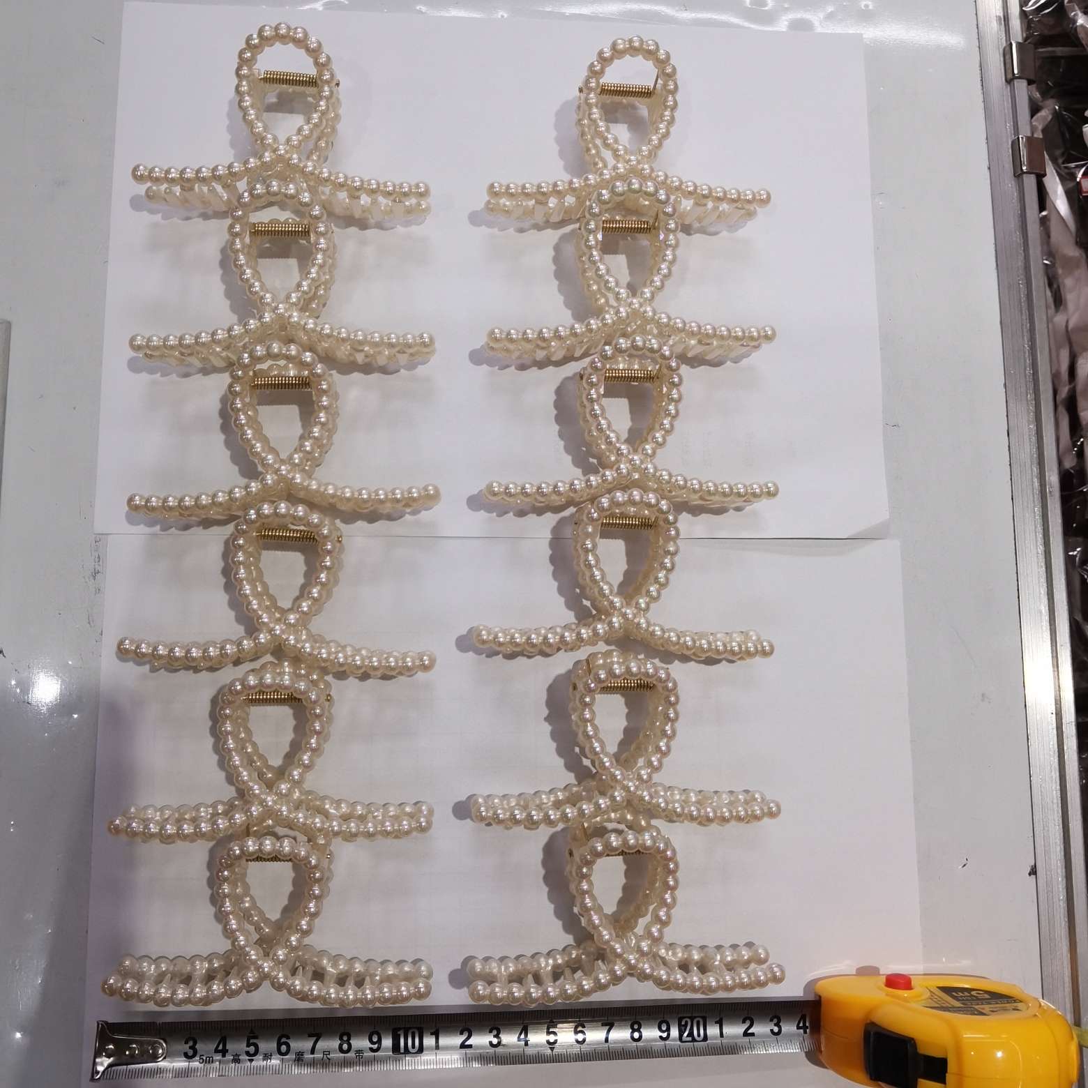 11 cm Mermaid princess pearl fish tail new Korean high-end style hair clip New super ethereal and beautiful back head elegant updo simple shark clip hair clip headwear Specification image