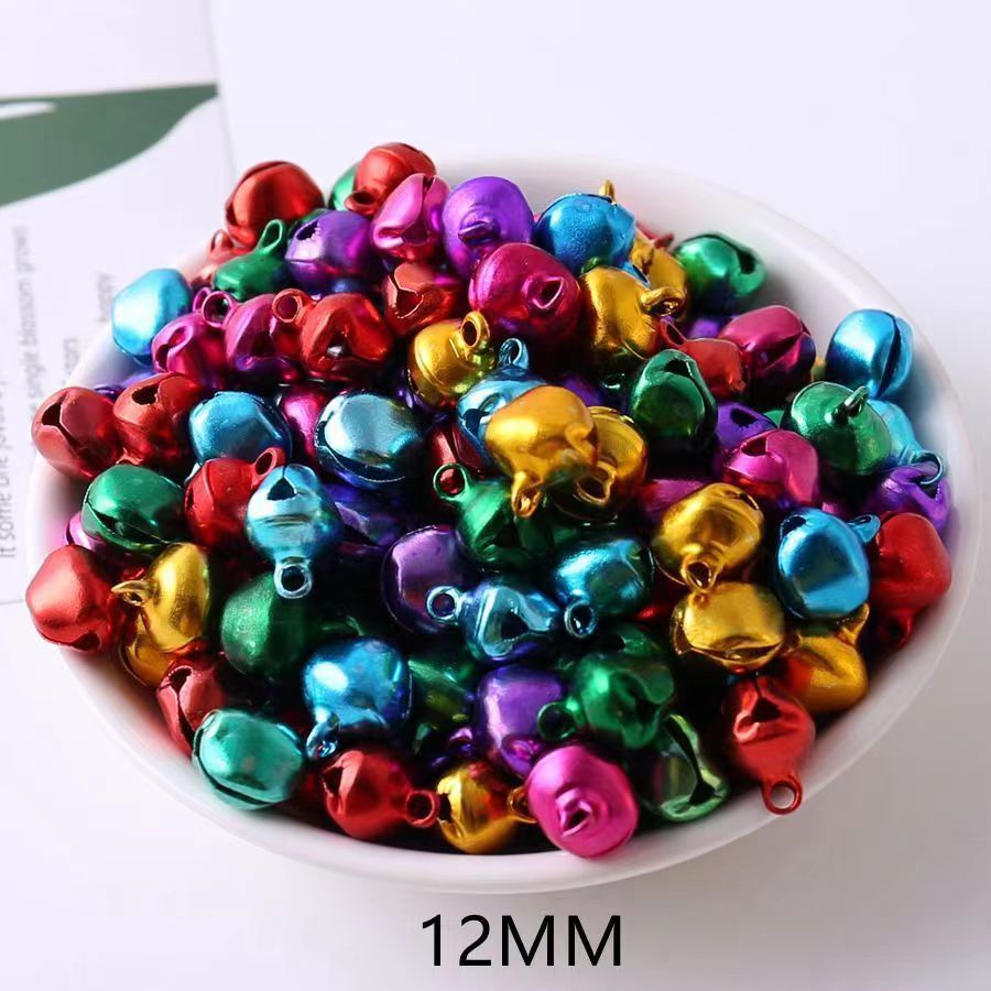 8mm colorful bell aluminum bell festival hanging accessory diy children's handmade seven-color small bell accessories Application Scenario